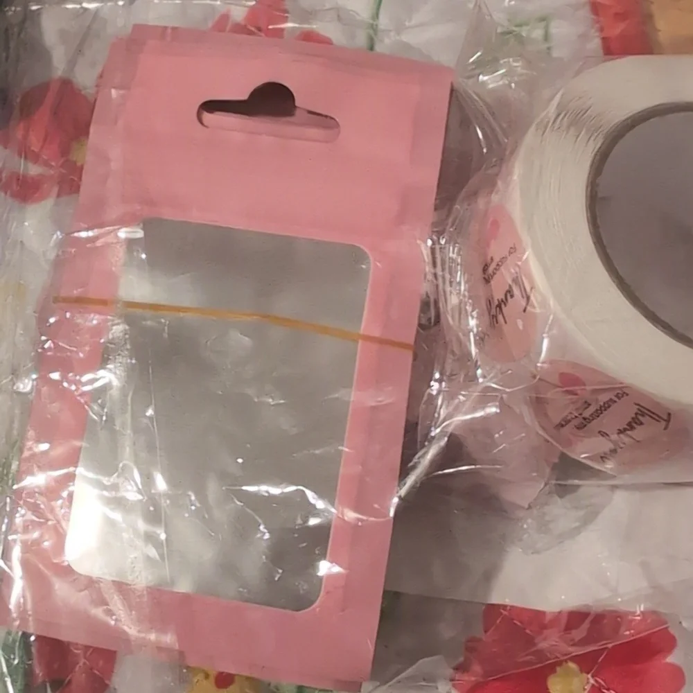 600 Count Pink Thank You Cards and Stickers Set New - Picture 4 of 4